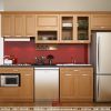 Tủ bếp gỗ sồi Nga TBSN13