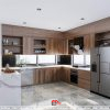 Mẫu Tủ Bếp Melamine MD-21