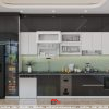 Mẫu Tủ Bếp Acrylic A-014